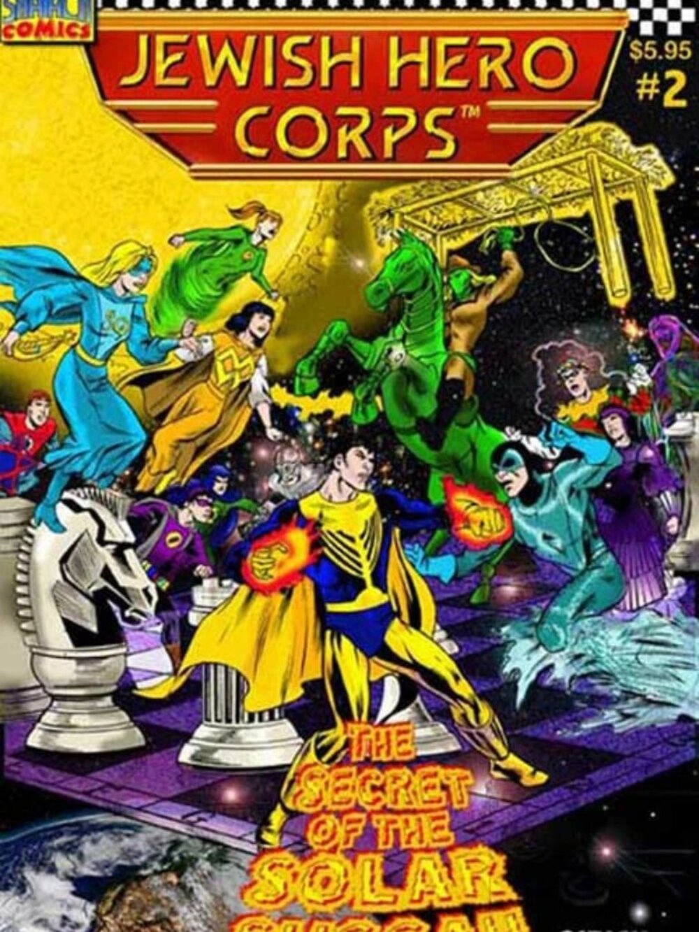 Jewish Hero Corps #2 Secret of the Solar Succah Rare Jewish Superhero Comic